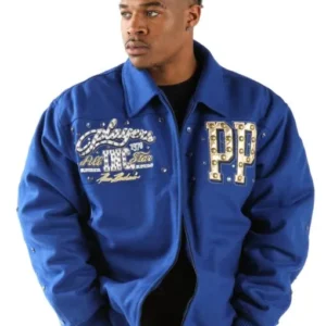 Pelle Pelle All-Star Blue Wool Jacket view 2