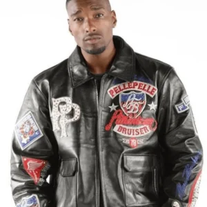 Pelle Pelle American Bruiser Black Jacket | Pelle Pelle Store