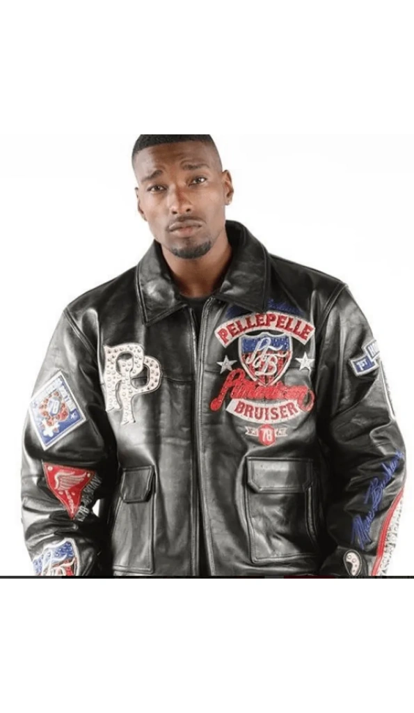 Pelle Pelle American Bruiser Black Jacket | Pelle Pelle Store