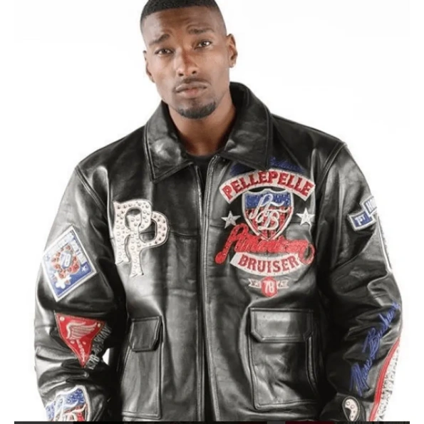 pelle-pelle-american-bruiser-black-jacket,pelle-pelle-jacket,pelle-pelle-store,pelle-pelle-leather-jacket,pelle-pelle