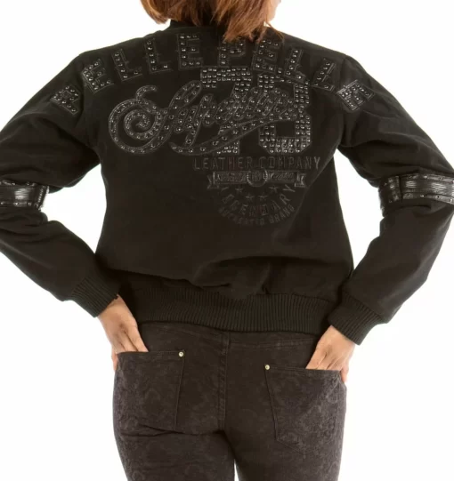 Superior Black Wool Jacket | Pelle Pelle Store