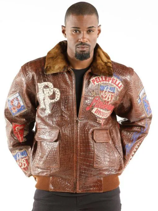 Pelle Pelle American Bruiser Brown Jacket | Pelle Pelle