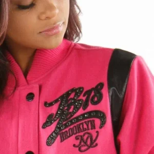 Tribute Pink Brooklyn Jacket Pelle Pelle Store