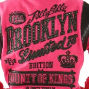 Tribute Pink Brooklyn Jacket Pelle Pelle Store view 3