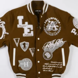 Pelle Pelle American Legend Brown Varsity Jacket