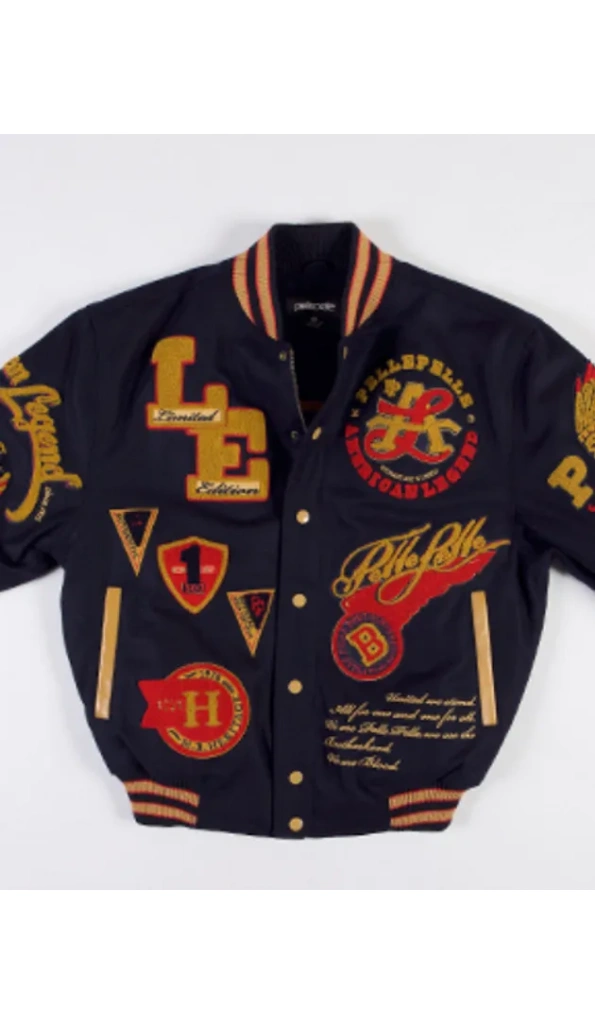 Pelle Pelle American Legend Limited Edition Dark Blue Varsity Jacket