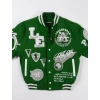 American Legend Dull Green Varsity Jacket, Pelle Pelle American Legend