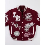 Pelle Pelle American Legend Maroon Varsity Jacket