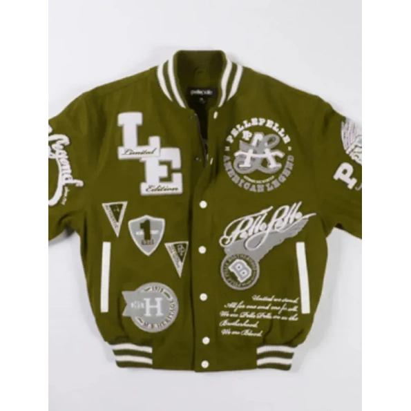 Pelle Pelle American Varsity Jacket,pelle pelle,pellepelle leather jacket,varsity jacket,pelle pelle wool jacket, pellepelle varsity jacket, pelle pelle soda club jacket