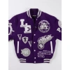 Pelle Pelle American Legend Purple Varsity Jacket