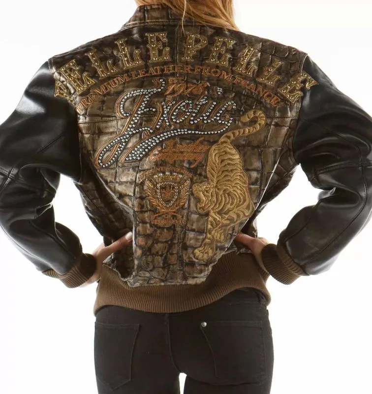 Bold Pelle Pelle Exotic Studded Jacket | Pelle Pelle Store