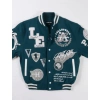 Pelle Pelle American Legend Turquoise Varsity Jacket, pelle pelle American Legend