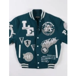 Pelle Pelle American Legend Turquoise Varsity Jacket, pelle pelle American Legend