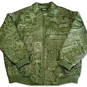 Exclusive Pelle Pelle Balla Soft Tan Green Jacket view 2