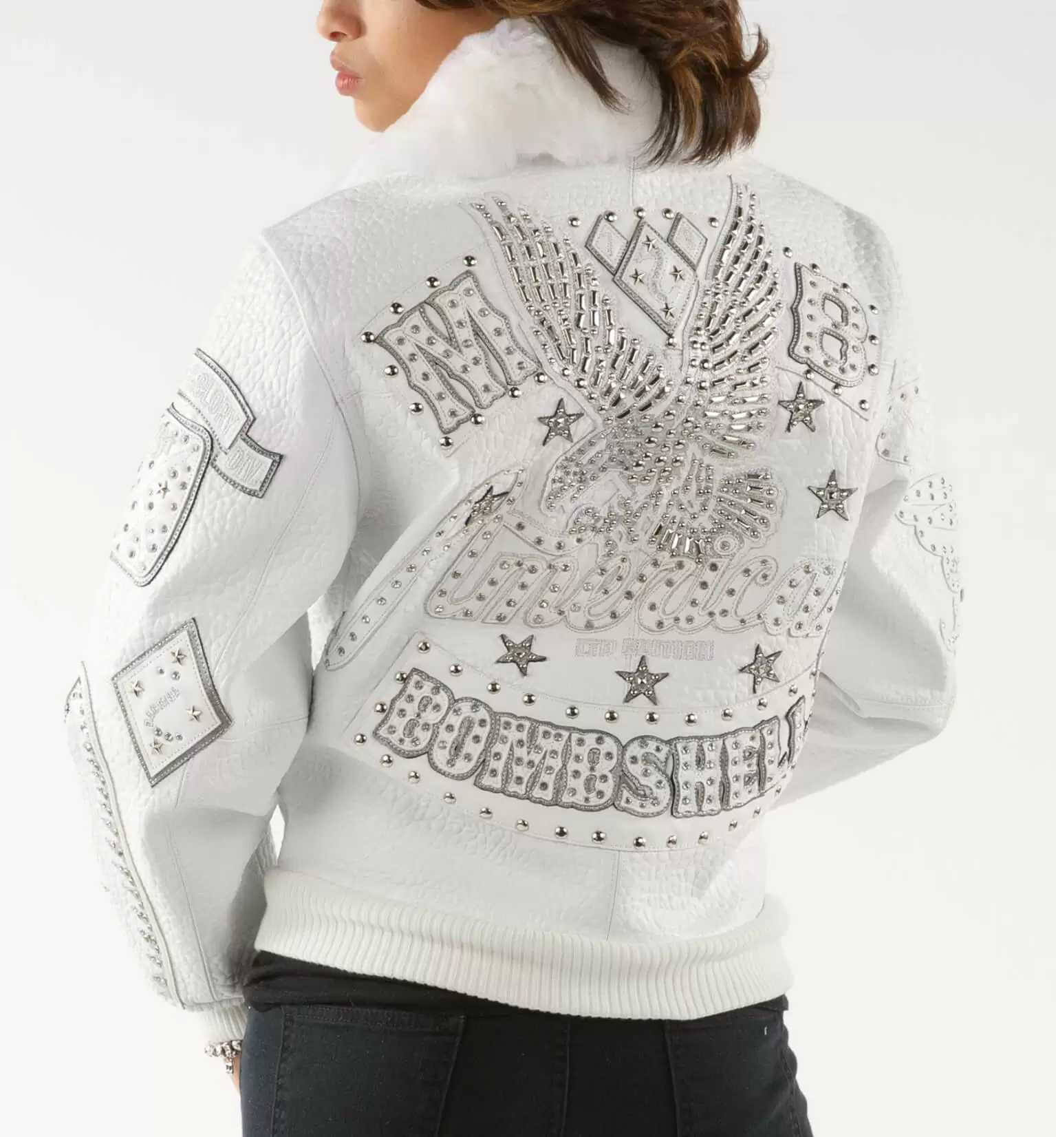 Pelle Pelle Perfect White Bombshell Jacket American Bruiser