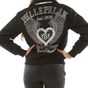 Black Heart Breaker Pelle Pelle Wool Jacket view 1