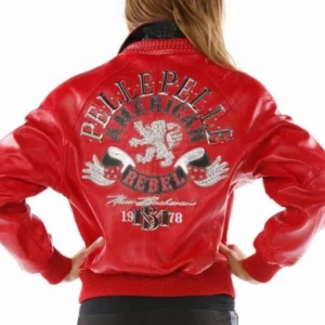 American Red Rebel Jacket Pelle Pelle Store view 2