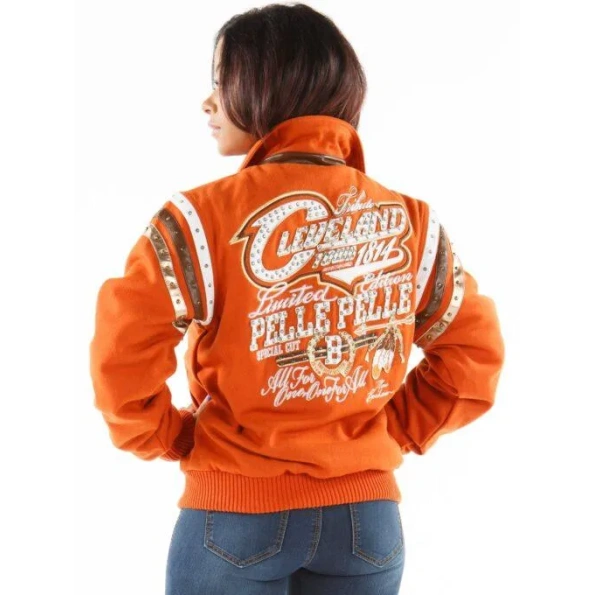 cleveland-tribute,Cleveland-tribune-jacket,ladies-Cleveland-jacket,pelle-pelle-store