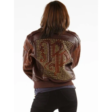 brown-leather-jacket,ladies-leather-jacket,pelle-pelle-store,pelle-pelle-jackets