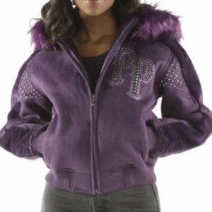 Ladies Purple Jacket Queen of Thrones Pelle Pelle view 3