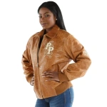 leather-brown-jacket,ladies-brown-jacket,pelle-pelle-jackets,pelle-pelle-store, brown leather jacket