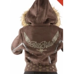 Brown-Hoodie,pelle-pelle-hoodies,pelle-pelle-store,wing-brown-hoodie