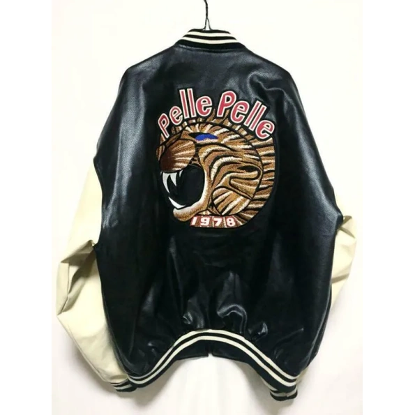 Pelle Pelle Stadium Jumper Award Jacket | Pelle Pelle, pelle pelle leather jacket, pelle jacket, pelle pelle varsity jacket, pelle soda club jacket, leather jacket