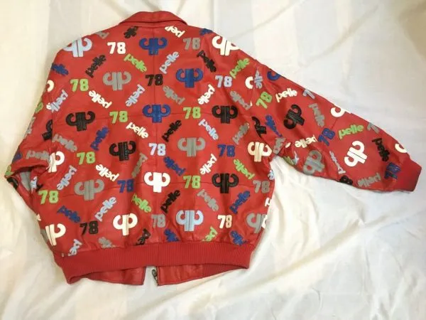 Pelle Pelle Printed Red Leather Jacket view 2