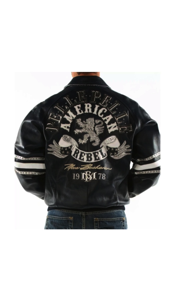 Pelle Pelle American Rebel Black Jacket | Pelle Pelle