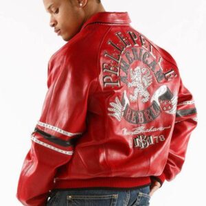 Pelle Pelle American Rebels Red Studded Jacket