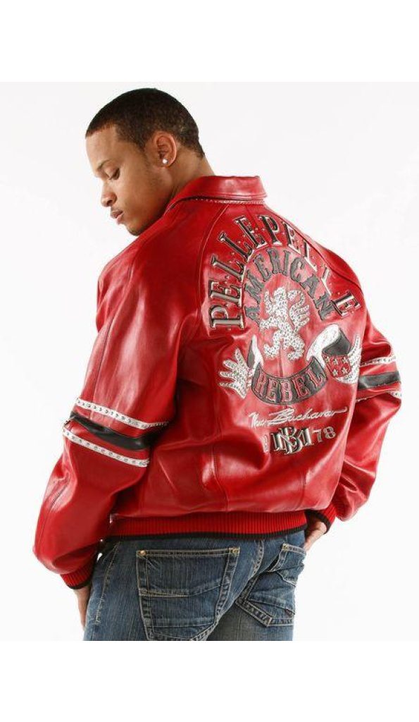 Pelle Pelle American Rebels Red Studded Jacket