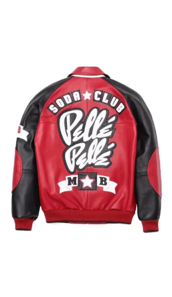 Pelle Pelle Soda Club Red Leather Jacket | Pelle Pelle Store