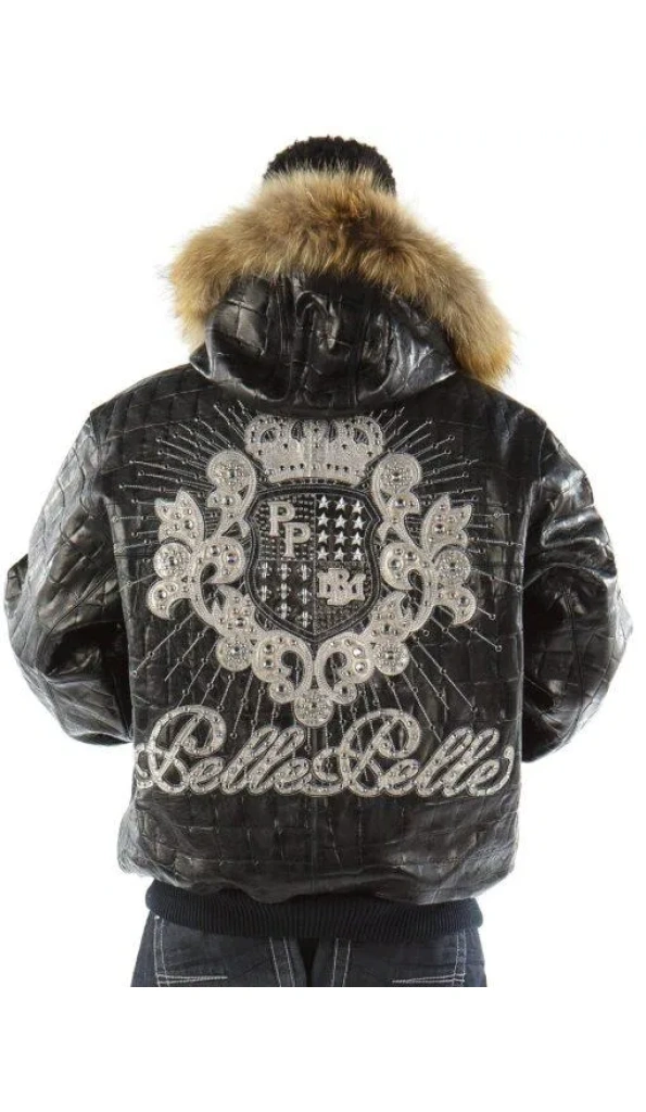 Pelle Pelle Crest Black Leather Jacket