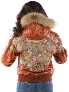 Pelle-Pelle-Ladies-40th-Anniversary-Brown-Jacket,pelle-pelle,pelle-pelle-jackets