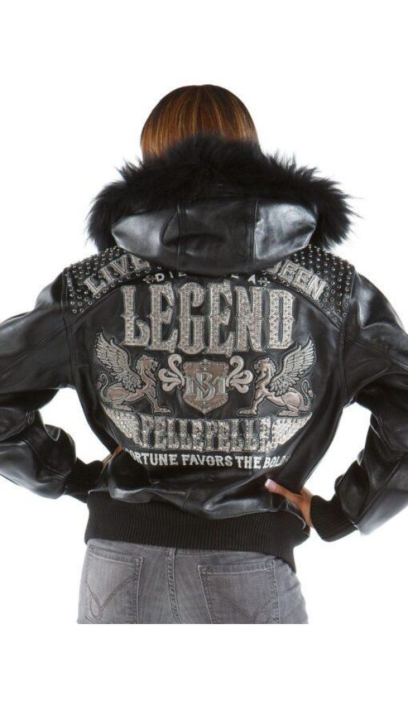 Pelle Pelle Live Like A Queen Black Leather Jacket