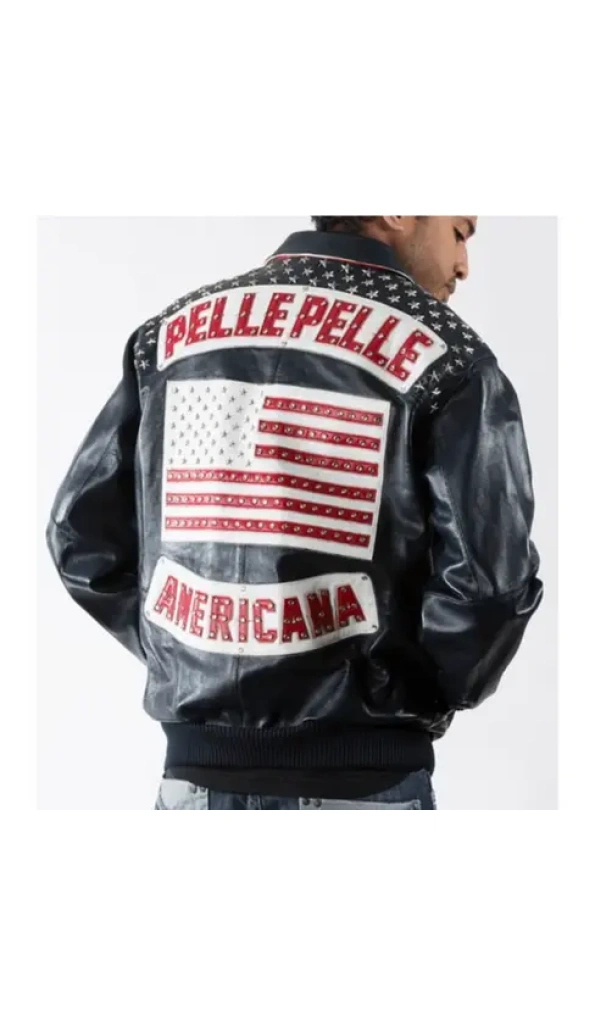 Pelle Pelle American Black Leather Jacket | Pelle Pelle
