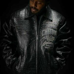 Pelle Pelle Chi-Town Black Leather Jacket | Pelle Pelle Store view 2
