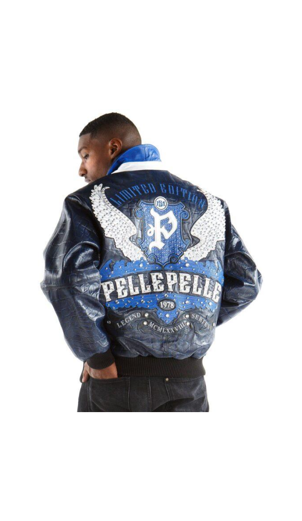 Pelle Pelle Blue Leather Jacket | Pelle Pelle Store