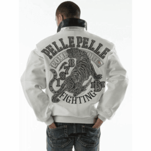 Pelle Pelle Come Out Fighting White Jacket | Pelle Pelle view 1