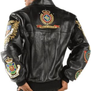 Pelle Pelle Coat of Arms Jacket | 1978 Black Leather Jacket view 3