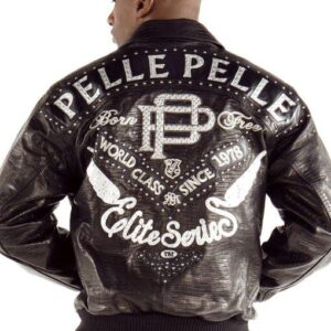 Pelle Pelle Elite Series Black Leather Jacket | Pelle Pelle Store