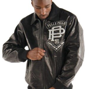 Pelle Pelle Elite Series Black Leather Jacket | Pelle Pelle Store view 2