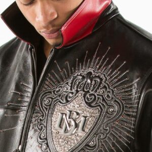 Pelle Pelle Platinum Jacket with Diamonds | Pelle Pelle view 2