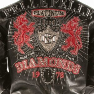 Pelle Pelle Platinum Jacket with Diamonds | Pelle Pelle view 3