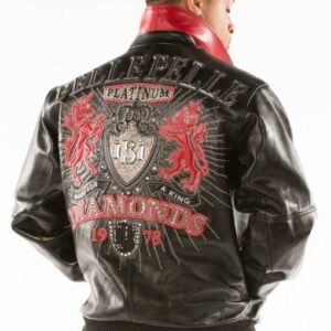 Pelle Pelle Platinum Jacket with Diamonds | Pelle Pelle view 1