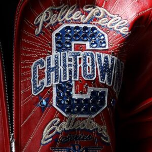 Pelle Pelle Chi-Town Red Leather Jacket | Pelle Pelle Store view 3