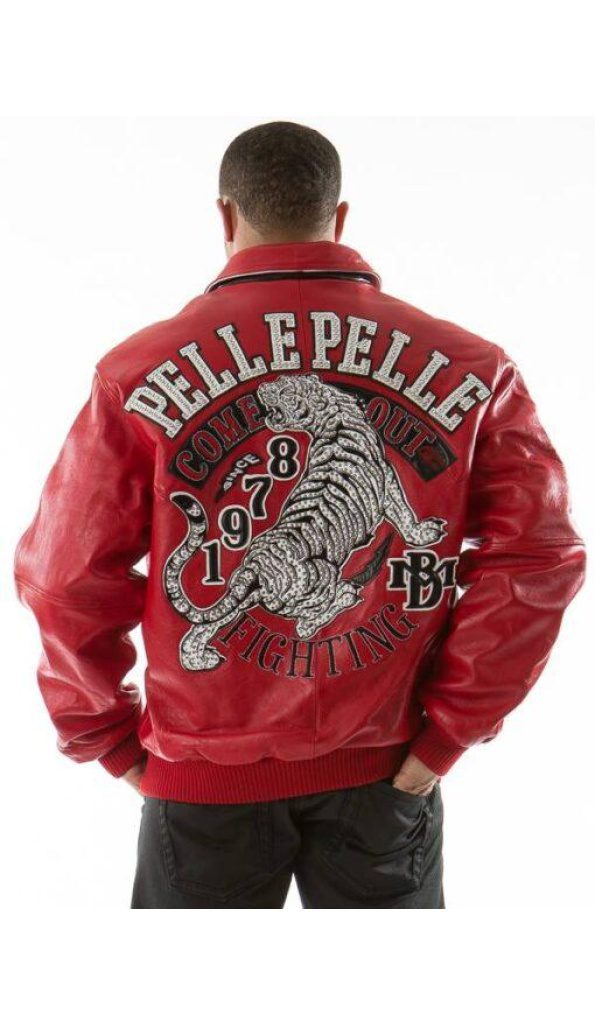 Pelle Pelle Tiger Red Jacket | Pelle Pelle Store