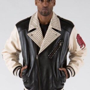 Pelle Pelle Biker Blackivory Jacket | Pelle Pelle Store view 3