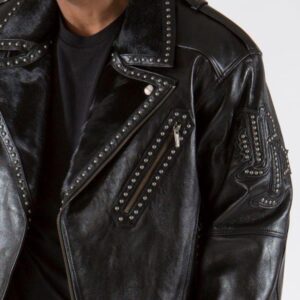 Pelle Pelle Biker Jacket Black Leather | Pelle Pelle Store view 4