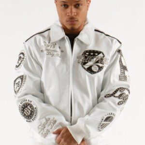 Pelle Pelle White Revolution Jacket | Pelle Pelle Store view 2